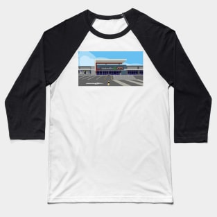 Bomaderry Woolworths Architecture Baseball T-Shirt